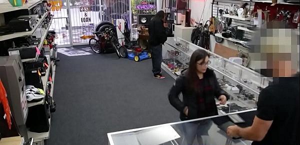  Caught pawnshop thief pussyfucked by broker